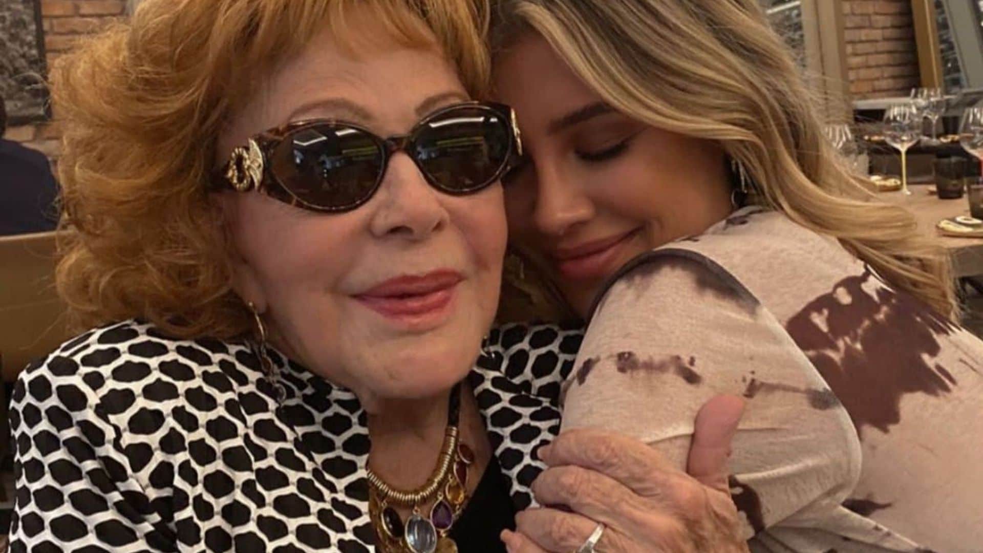 Michelle Salas y el tierno guiño a su bisabuela, Silvia Pinal, en medio de la hospitalización de la actriz