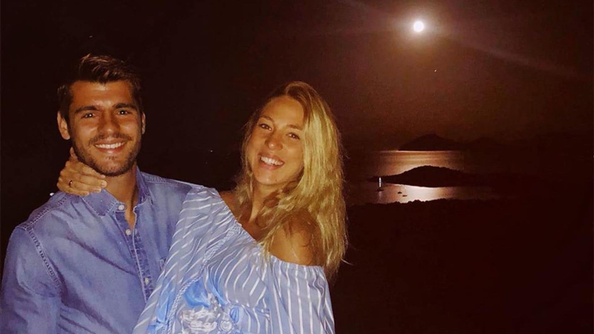 La preciosa despedida de Álvaro Morata y Alice Campello antes de ser padres