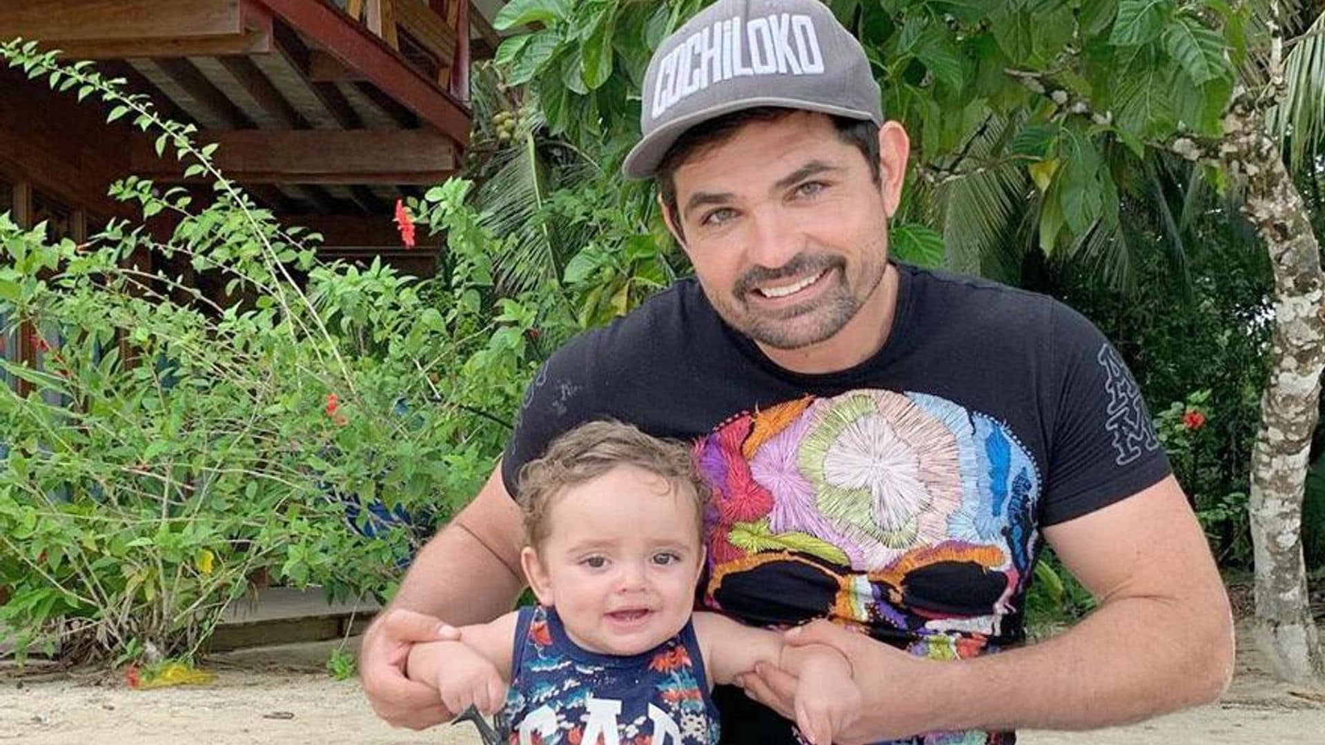 Ferdinando Valencia comparte los primeros pasos de su hijo Tadeo