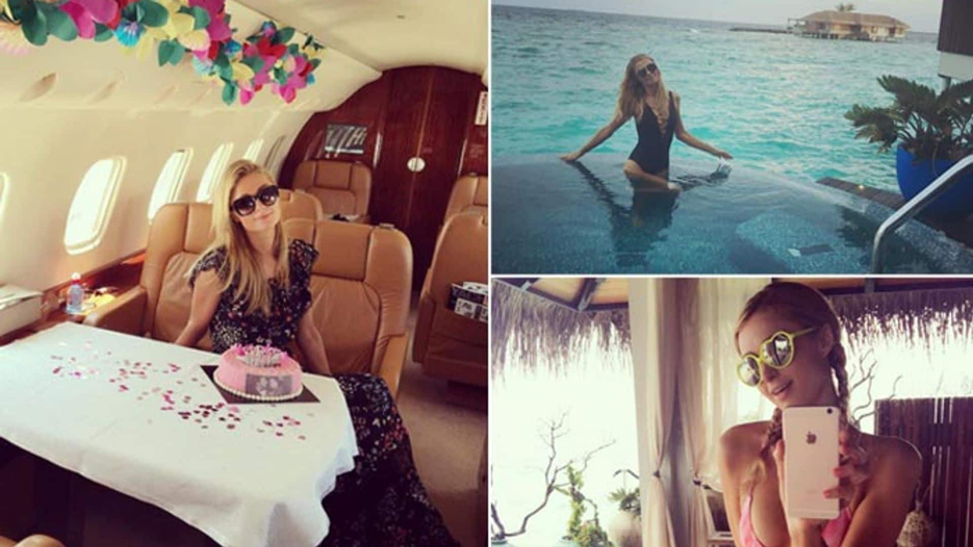 Paris Hilton o cómo cumplir años a todo tren