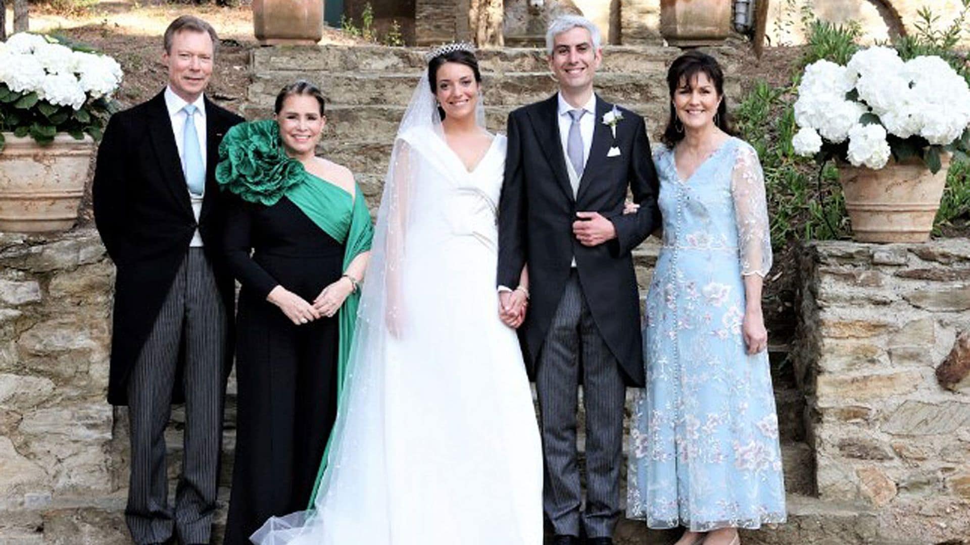 Las fotografías oficiales de la romántica boda religiosa de Alexandra de Luxemburgo