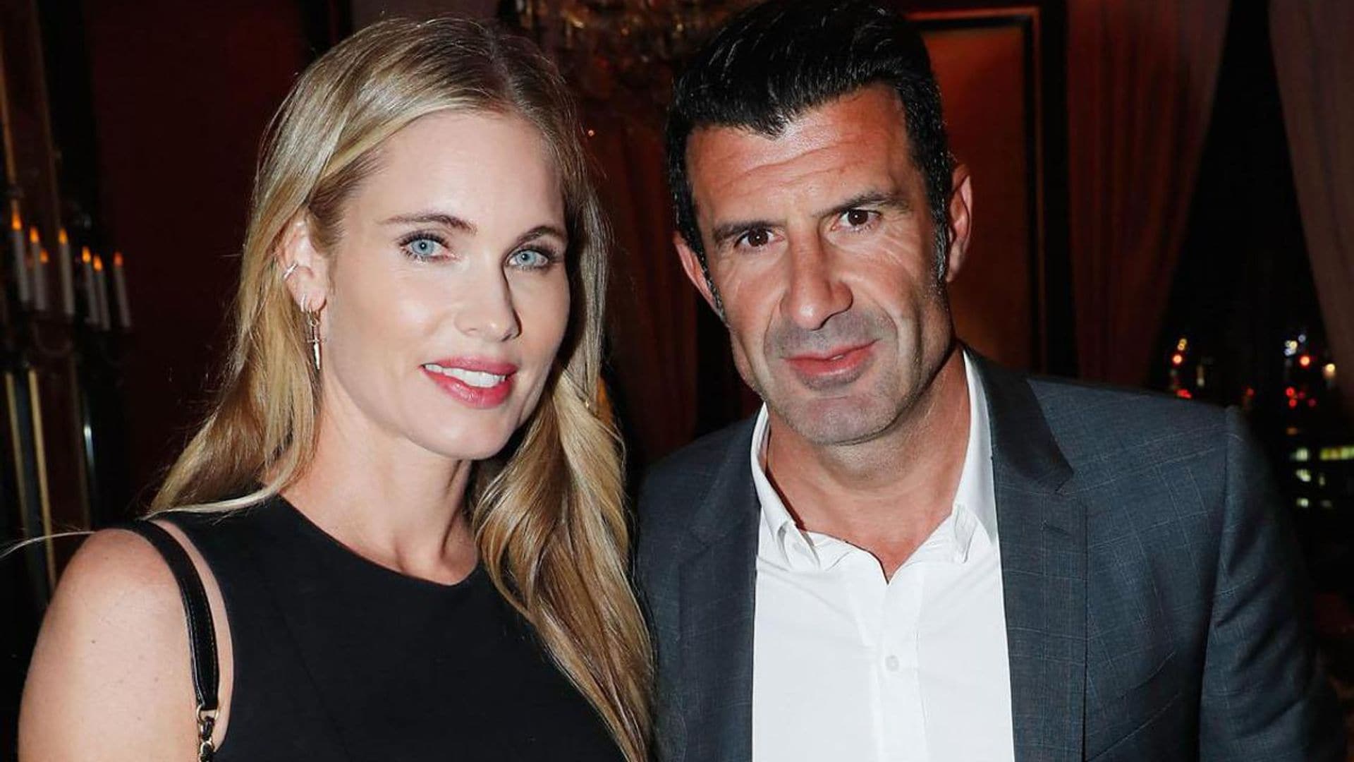 Luis Figo y Helen Svedin, las imágenes del reencuentro familiar tras su crisis matrimonial