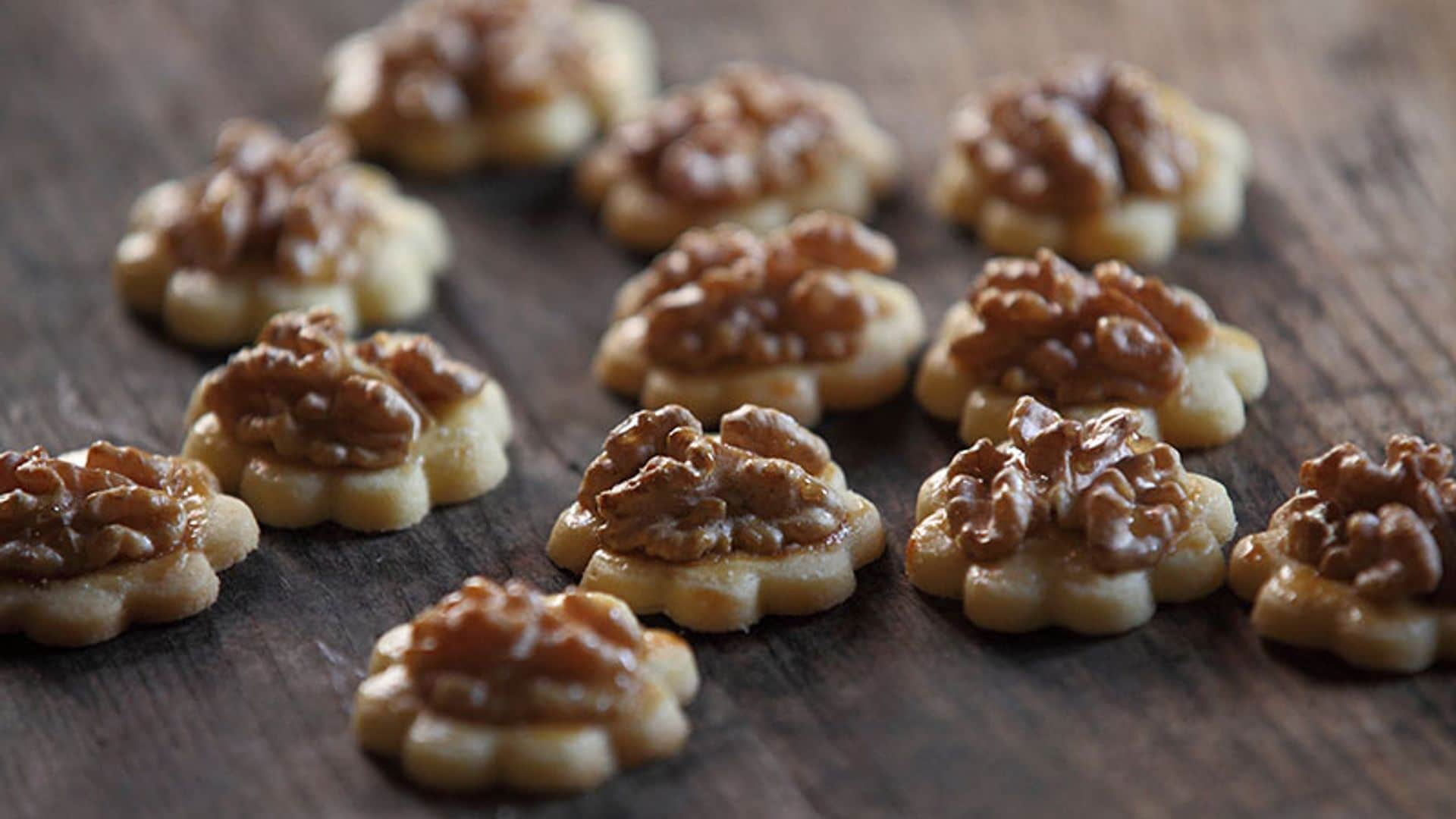 Galletas de mantequilla con nueces