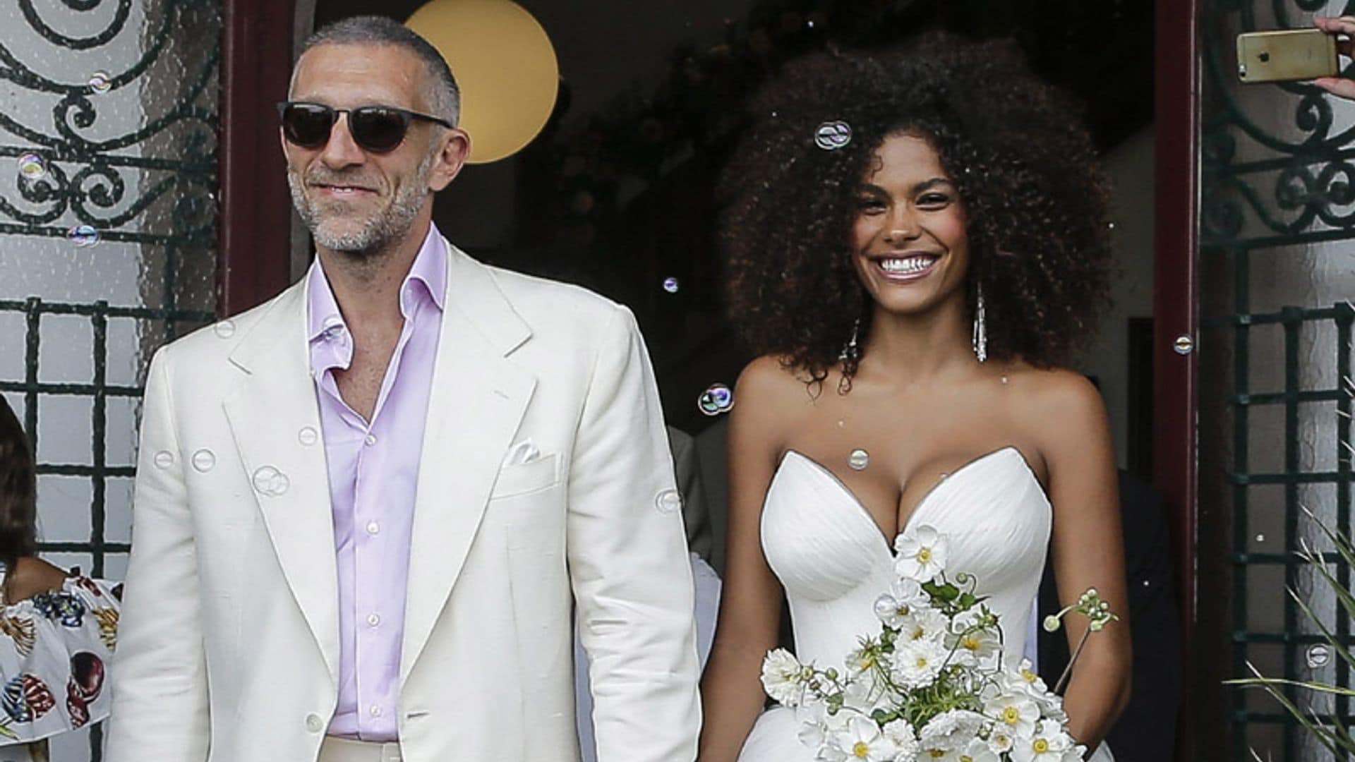 La boda del actor Vincent Cassel con una modelo treinta años más joven que él