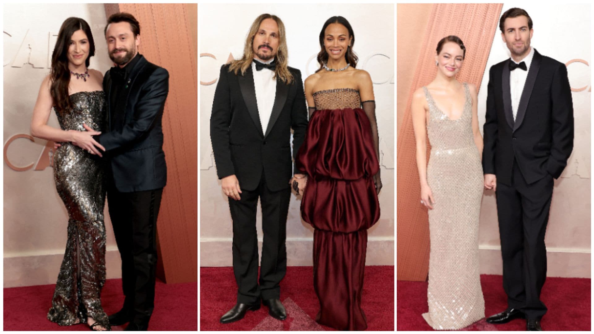 Las parejas más enamoradas en la alfombra de los Premios Oscar 2025