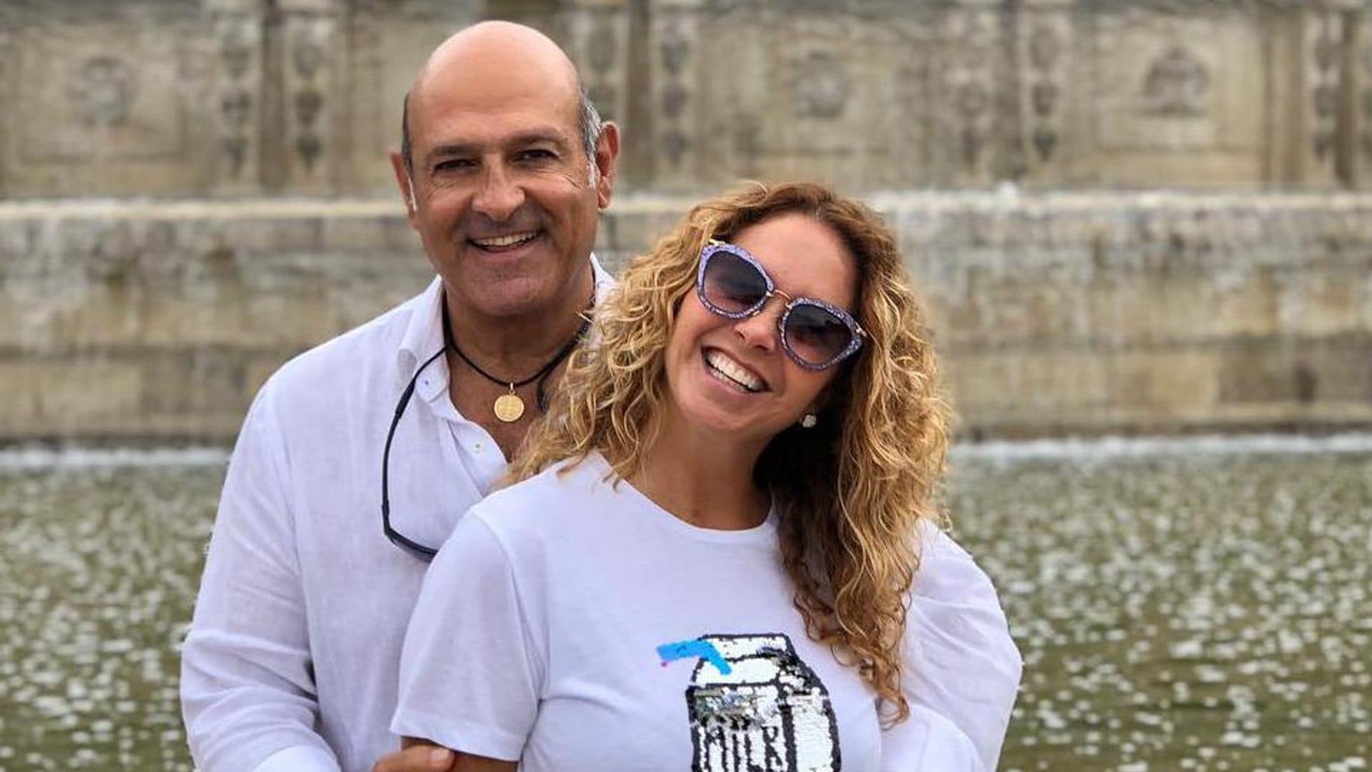 La foto del novio de Lucero en la que luce irreconocible