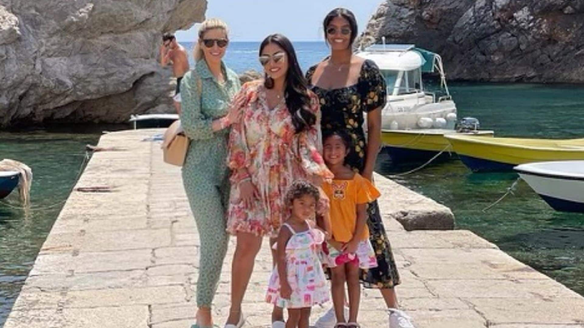 Cat McDonnell se divierte en Croacia junto a Vanessa Bryant y sus hijas