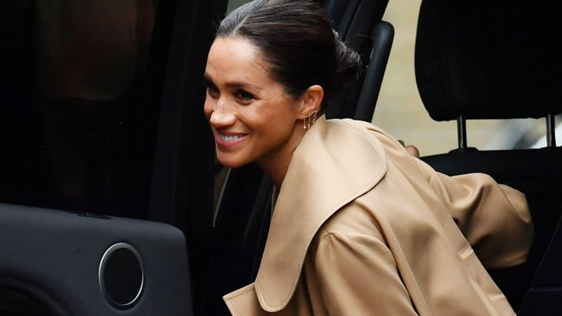 Meghan Markle supera con nota su primer look premamá del año