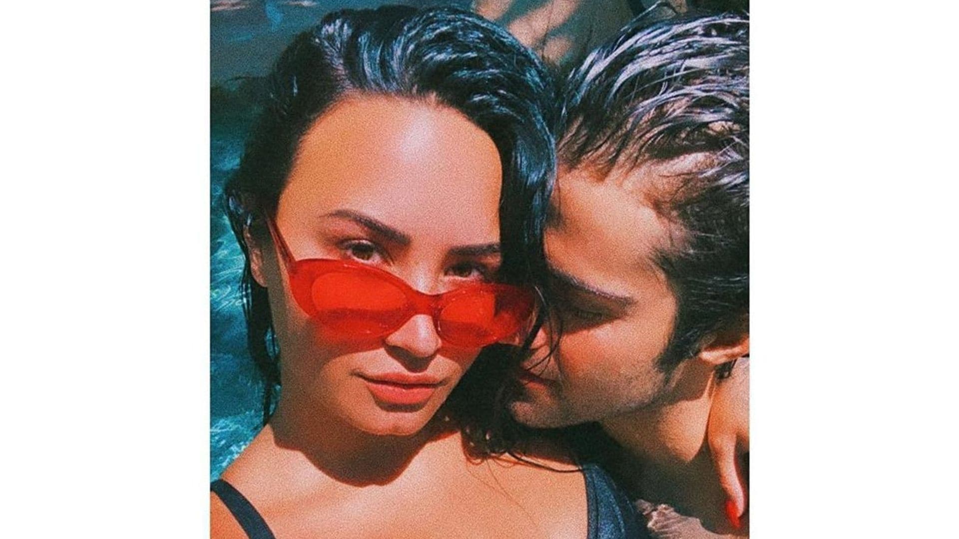 Demi Lovato presume de su 'loco amor' por Max Ehrich