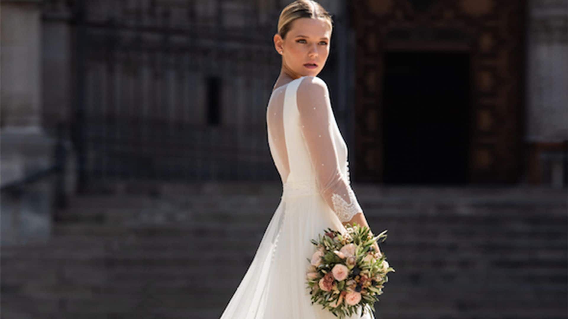 10 vestidos clásicos para novias que no quieren renunciar a lo tradicional