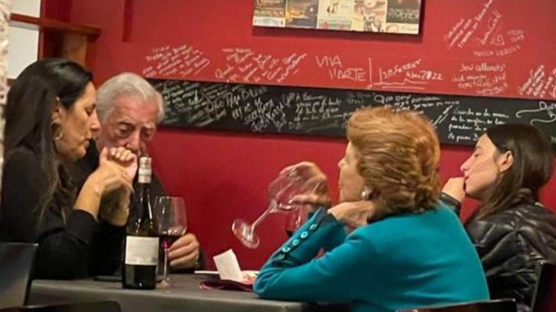 La cita secreta de Mario Vargas Llosa y Patricia Llosa en un restaurante italiano
