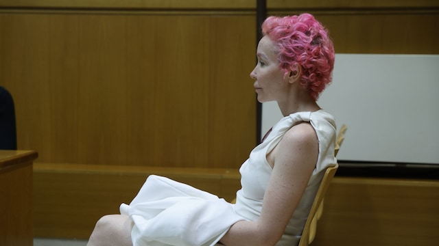 Ángela Dobrowolski se sienta en el banquillo acusada de intentar asesinar a Josep Maria Mainat, julio 2024