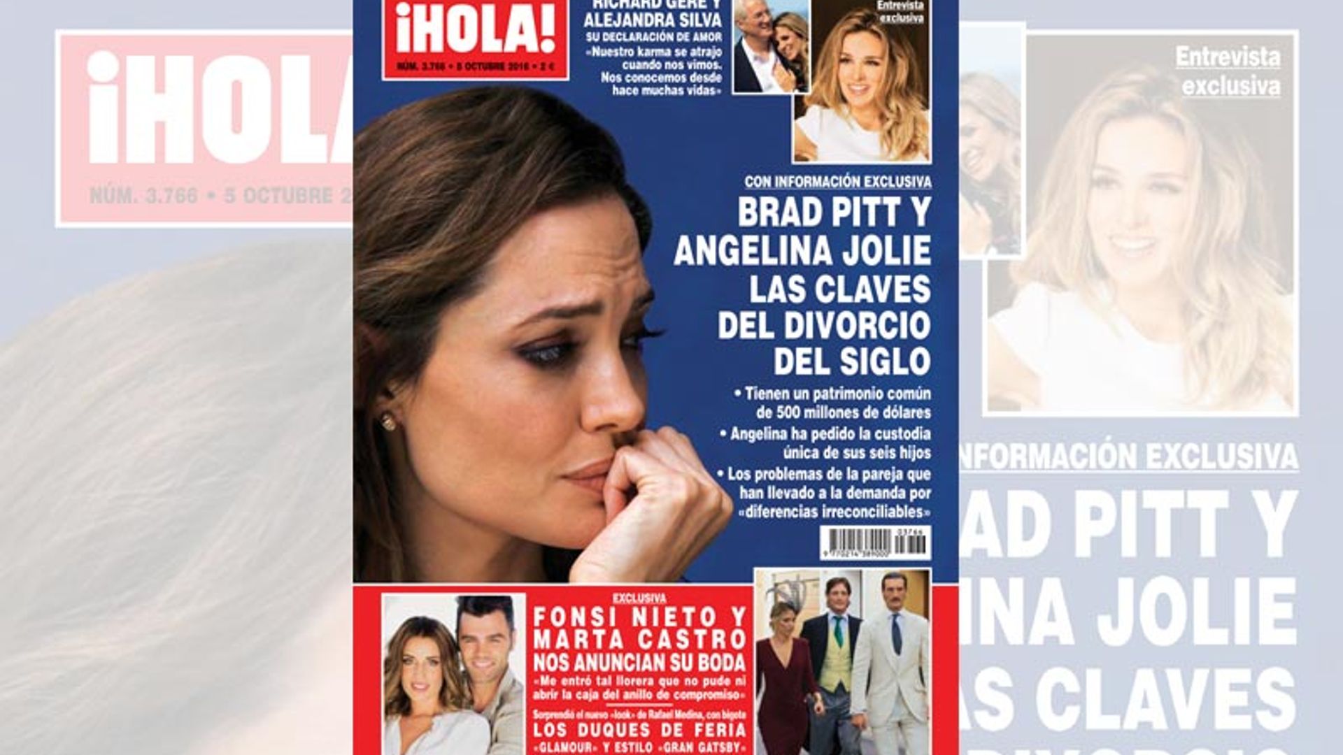 En ¡HOLA!, todas las claves del divorcio de Angelina Jolie y Brad Pitt y mucho más...