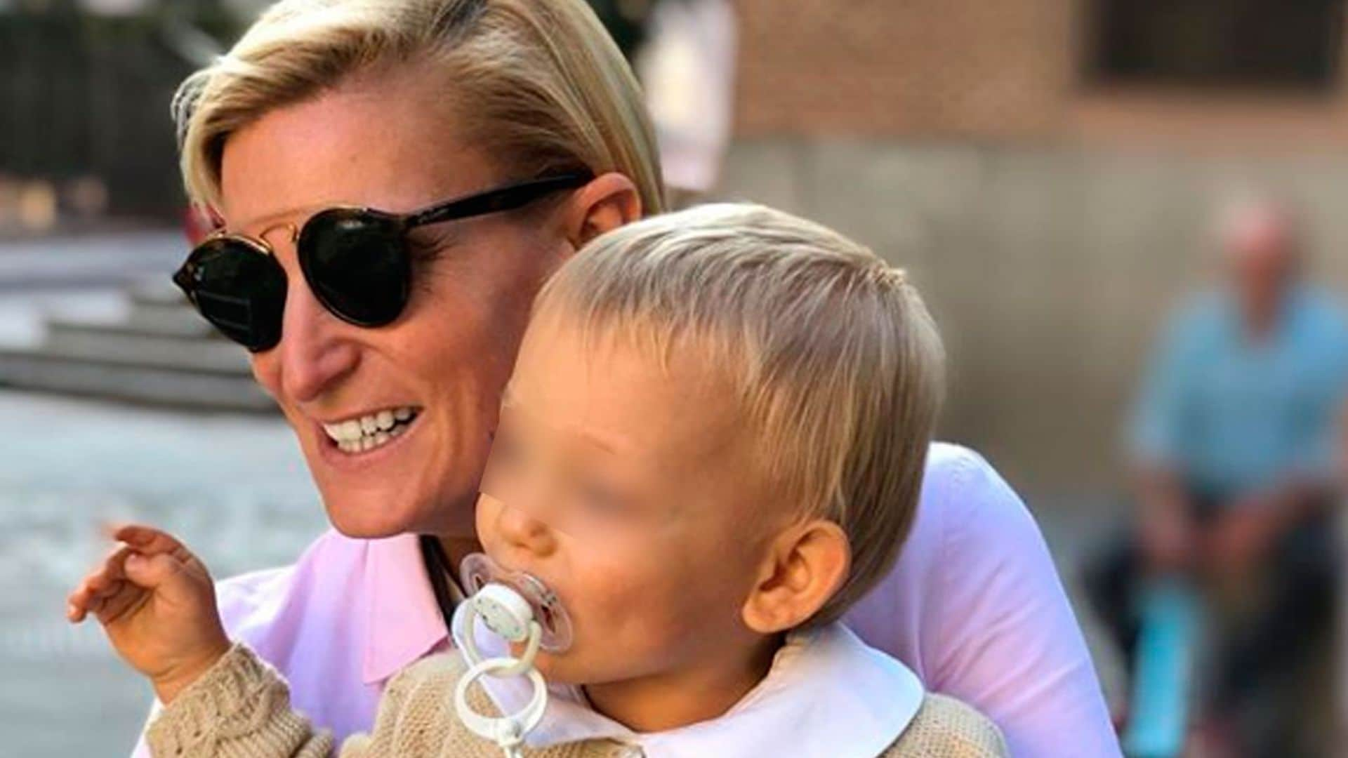 ¡Cómo ha crecido! María Zurita, paseo por Madrid con su hijo Carlitos