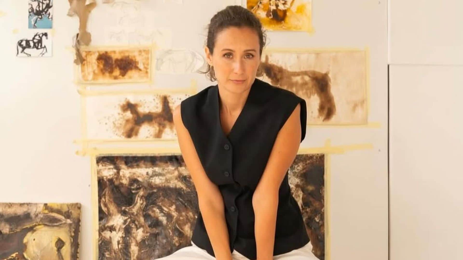 Tiziana Domínguez, de directora creativa a pintora de caballos: 'Siempre he sentido el apoyo de mi padre'