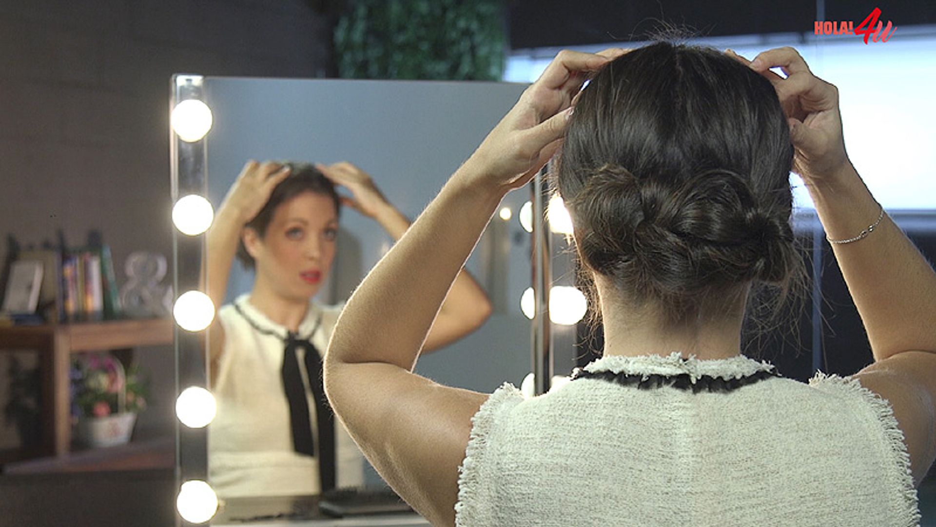 Peinado para Navidad: un recogido con trenzas ¡muy fácil!