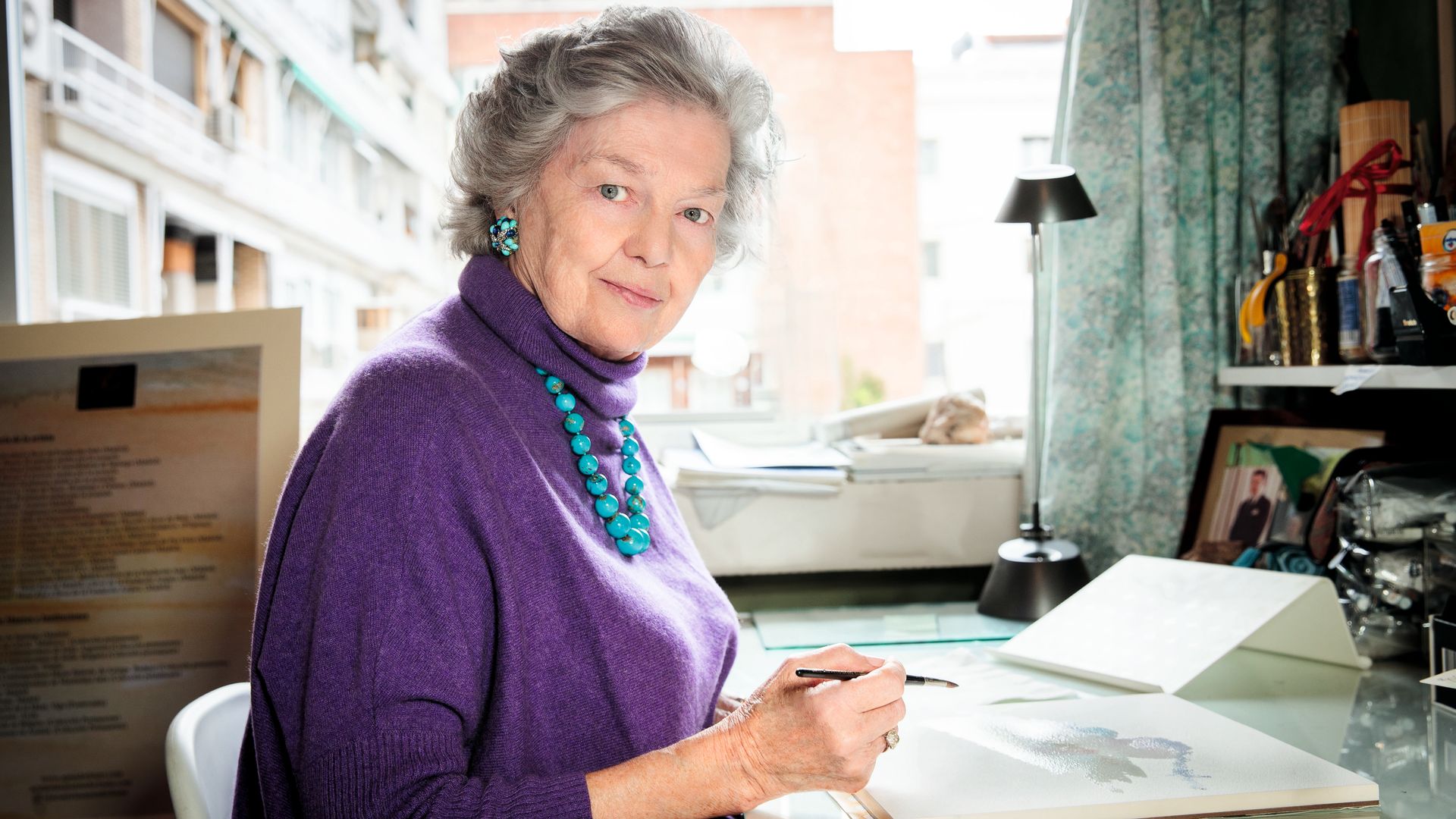 Ana de Orléans, la princesa artista nos recibe en su estudio de pintura y nos habla de sus grandes pasiones