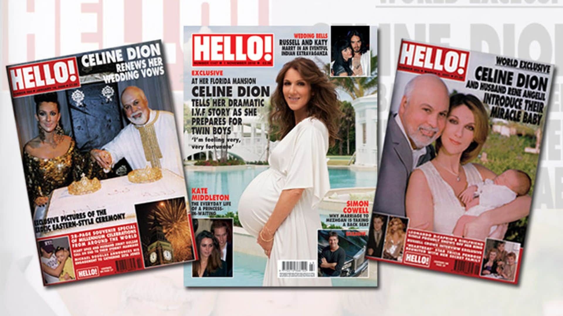 Céline Dion y René Angélil, los momentos más especiales de su vida en HELLO!