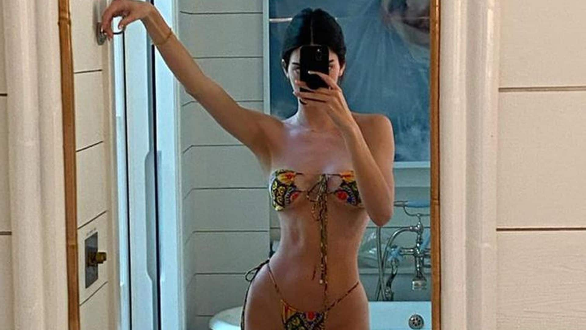 Kendall Jenner paralizó las redes con este mini bikini