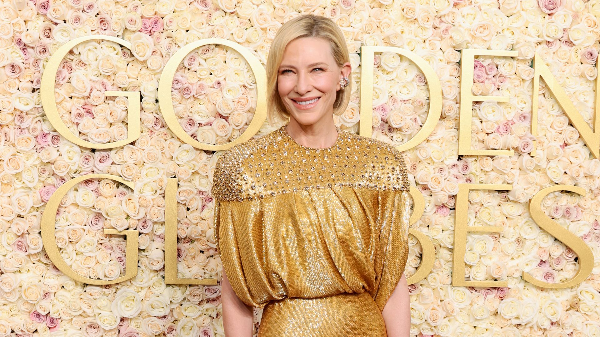 Cate Blanchett, entre los primeros invitados en llegar a los Globos de Oro 2025