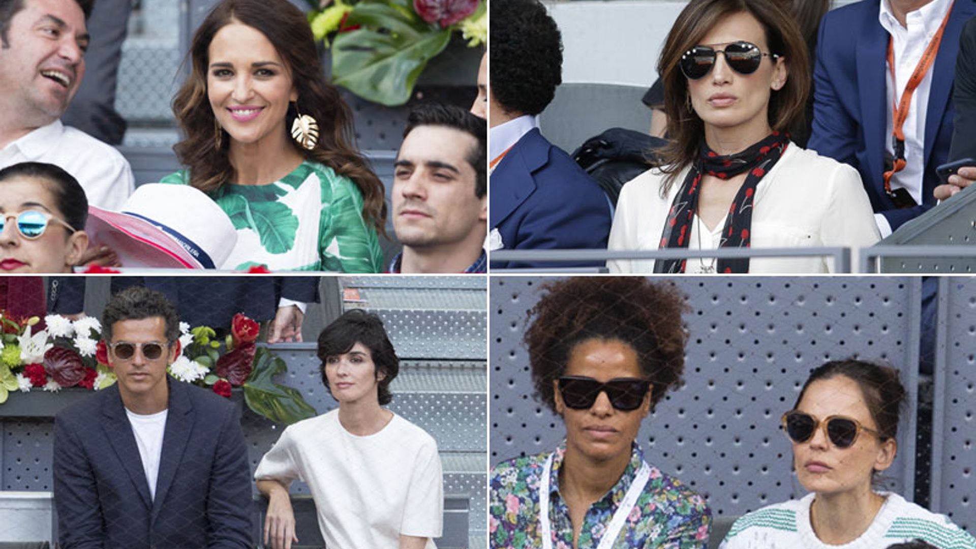 Paula Echevarría, Nieves Álvarez, Paz Vega... apoyan a Nadal en su victoria en Madrid