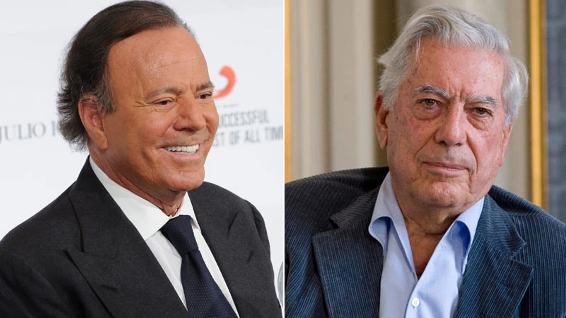 Las palabras de admiración de Julio Iglesias hacia Mario Vargas Llosa