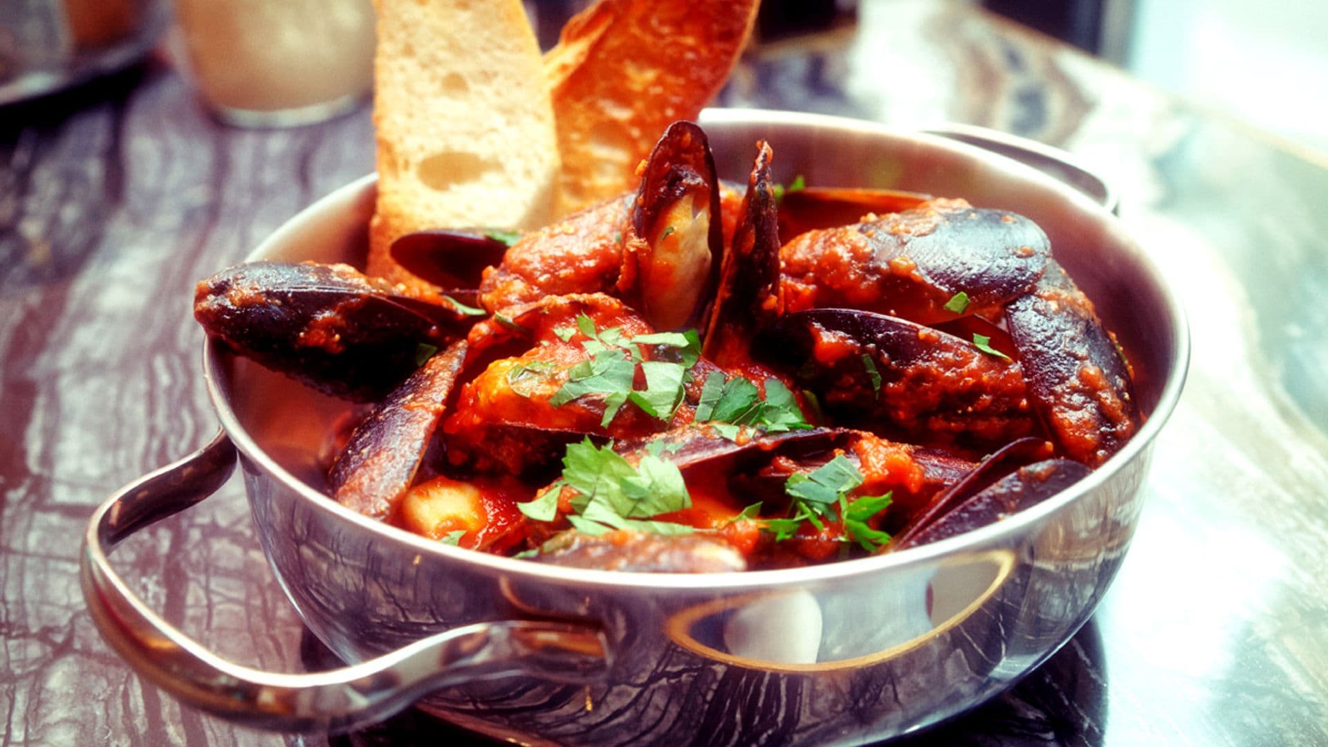 Mejillones en salsa picante