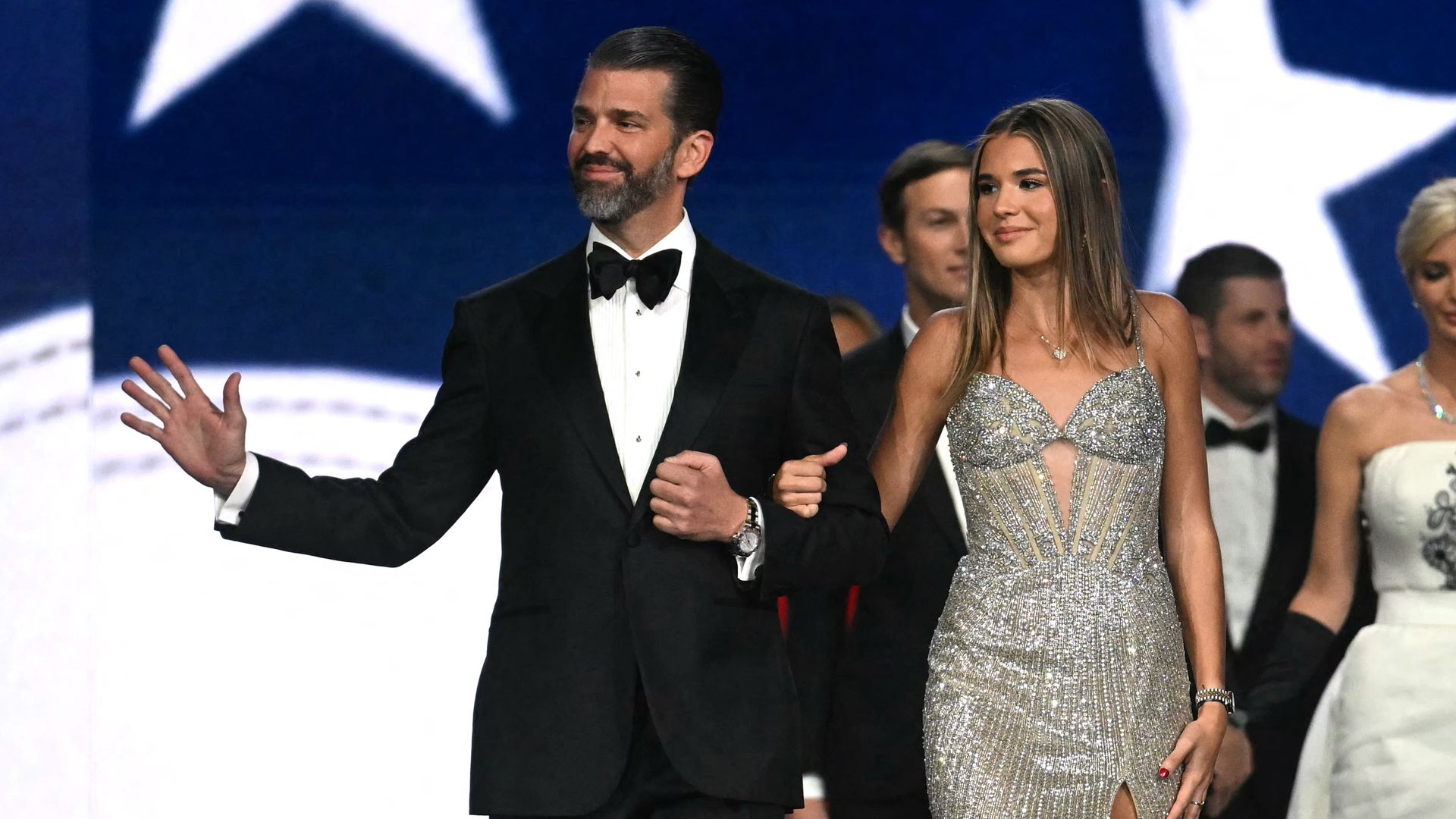 Kai y Chloe Trump, hijas de Donald Trump Jr., conquistan la gala inaugural en Washington