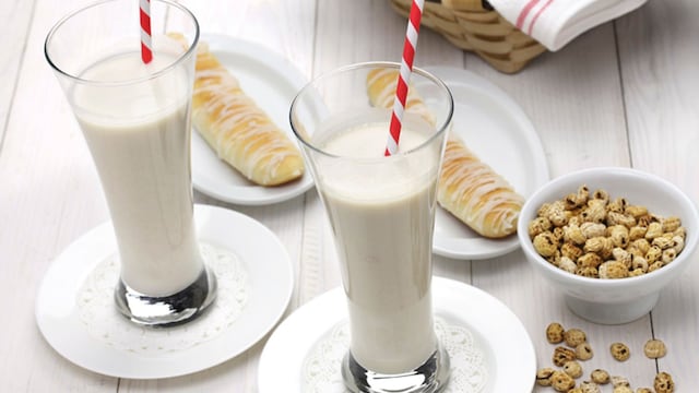 horchata tiger milk bebida vegetal receta