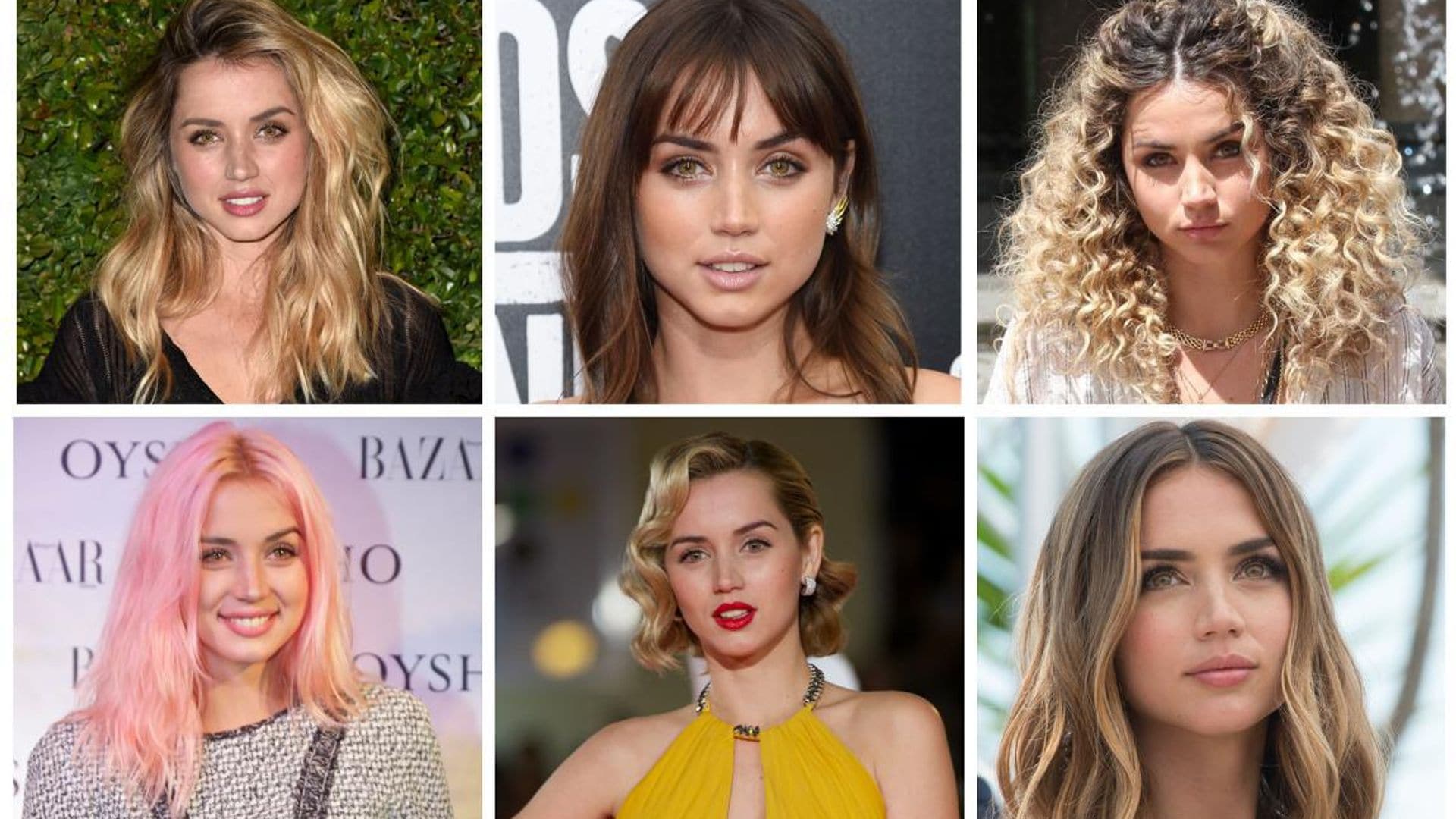 Los 10 ‘hairstyles’ más camaleónicos de Ana de Armas