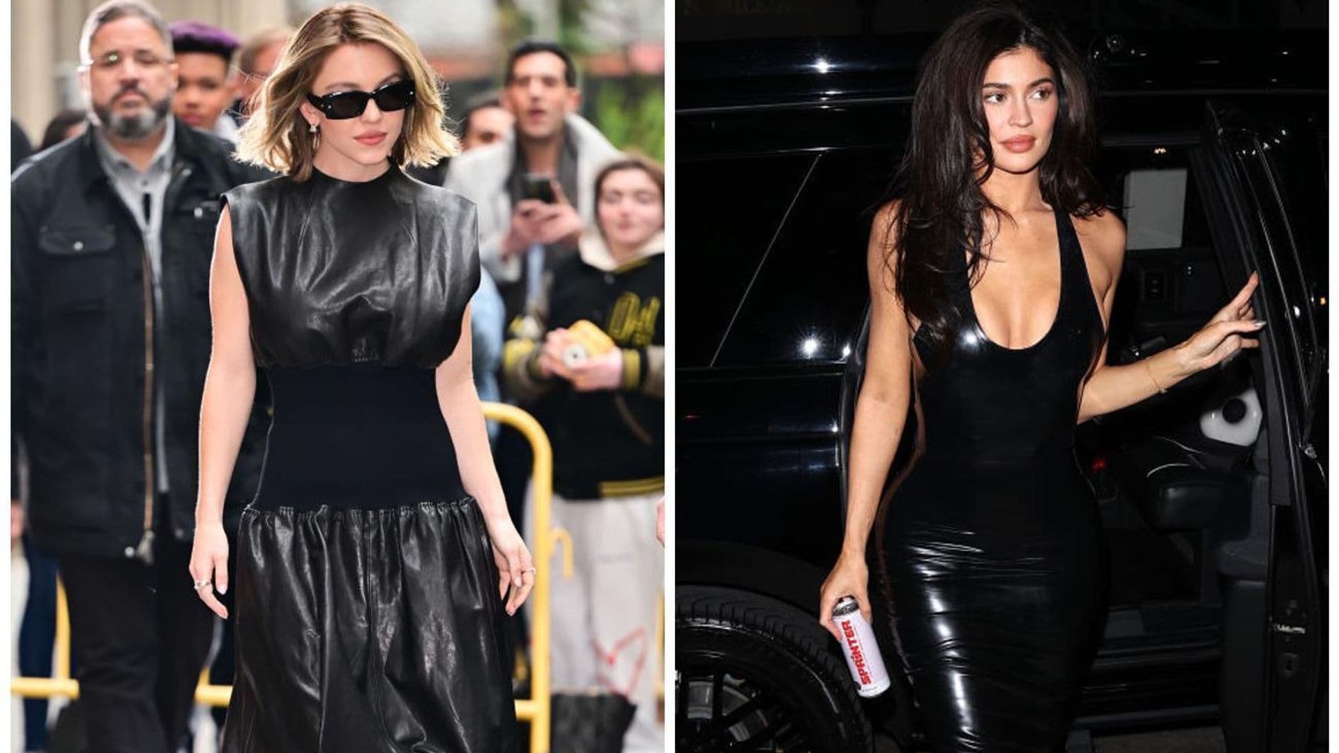 Sydney Sweeney y Kylie Jenner nos muestran cómo puedes llevar negro en primavera sin morir en el intento