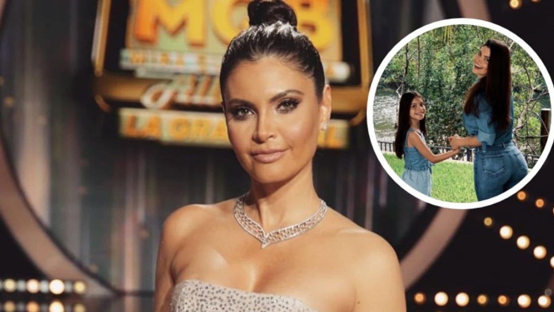 Chiquinquirá Delgado comparte un tierno momento al lado de su hija Carlota