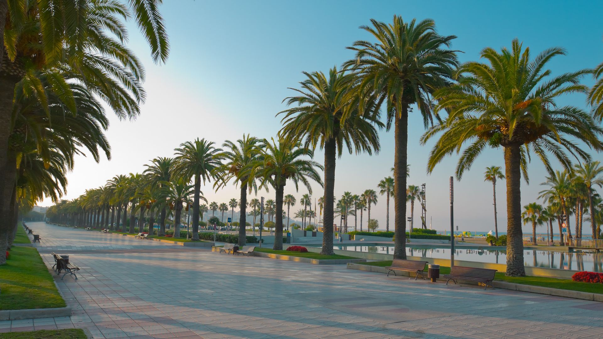 Paseo de Jaume I en la localidad de Salou, designada Capital Catalana de la Cultura 2025