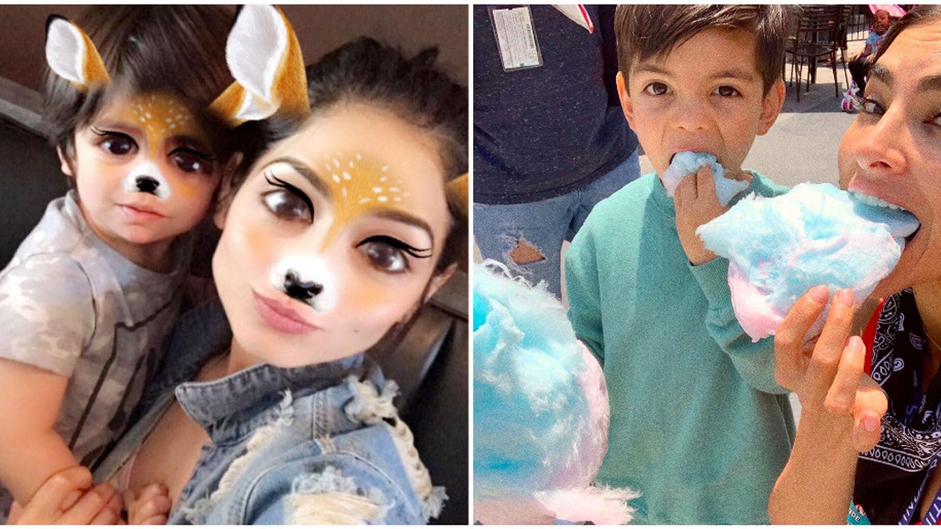 ¡Como niña! Los momentos más divertidos de Alejandra Espinoza junto a su hijo Matteo