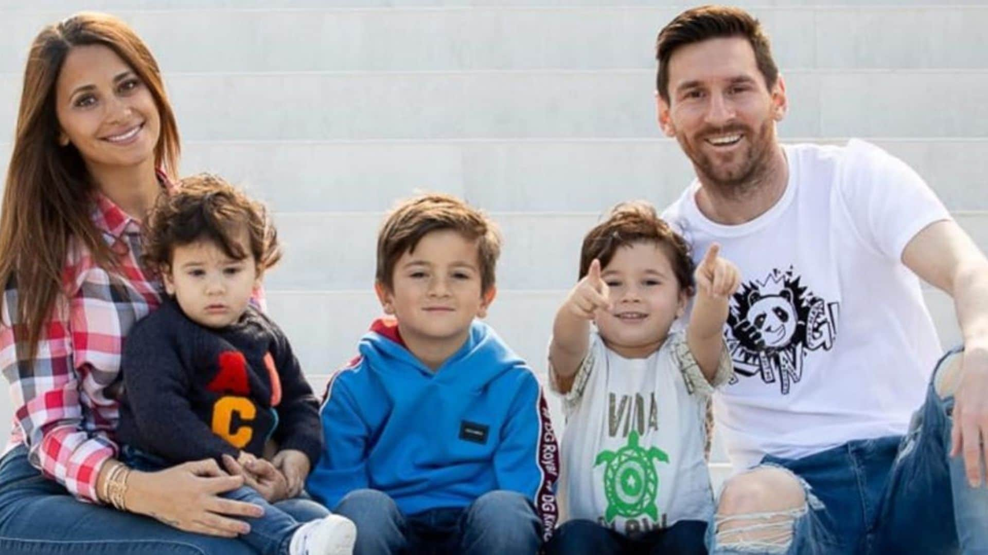 leo messi familia