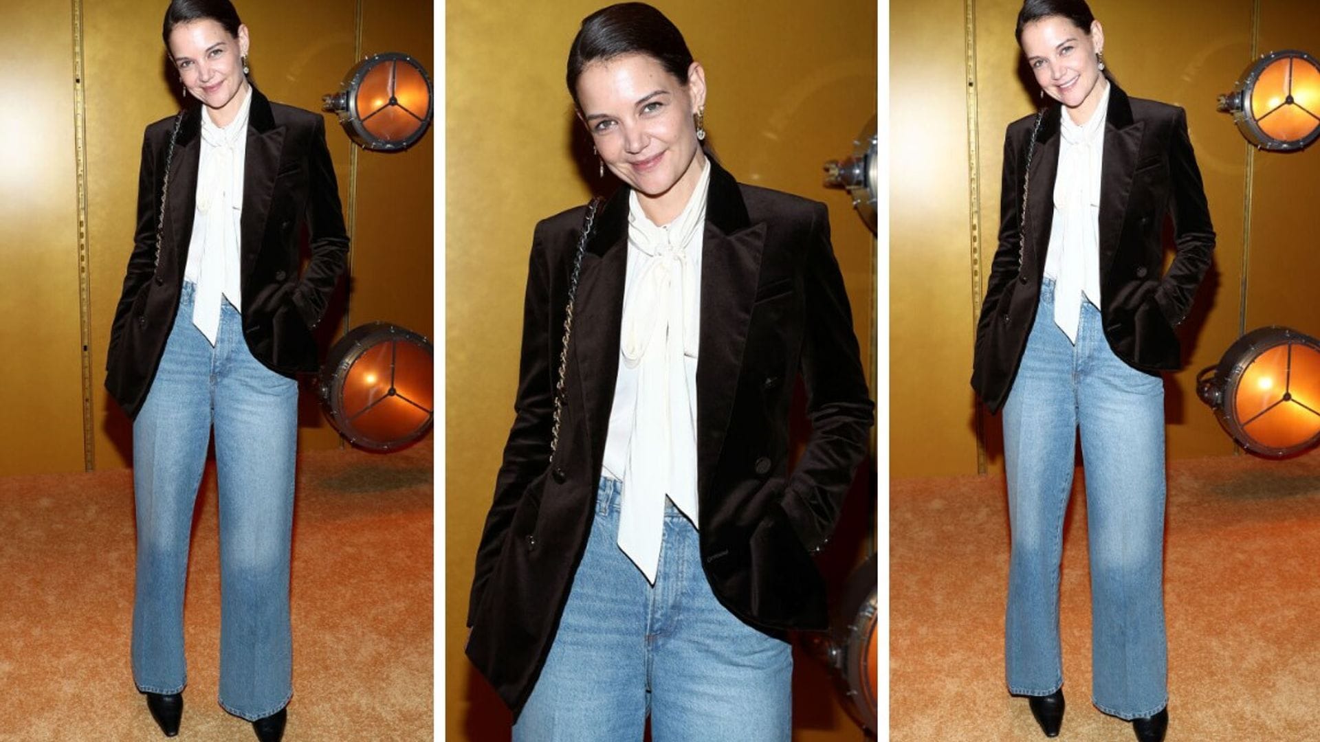 Los jeans para primavera serán 'boyfriend' y Katie Holmes lo confirma