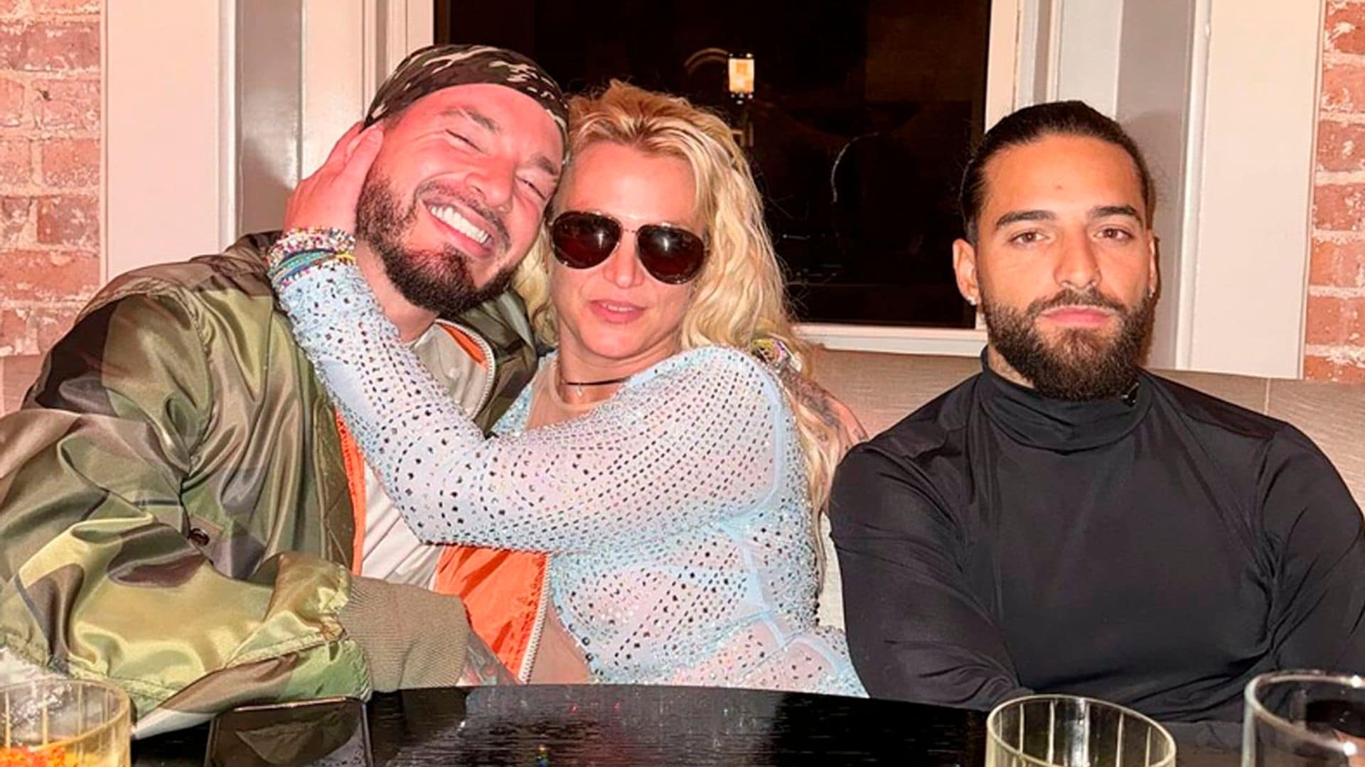 britney maluma jbalvin ig