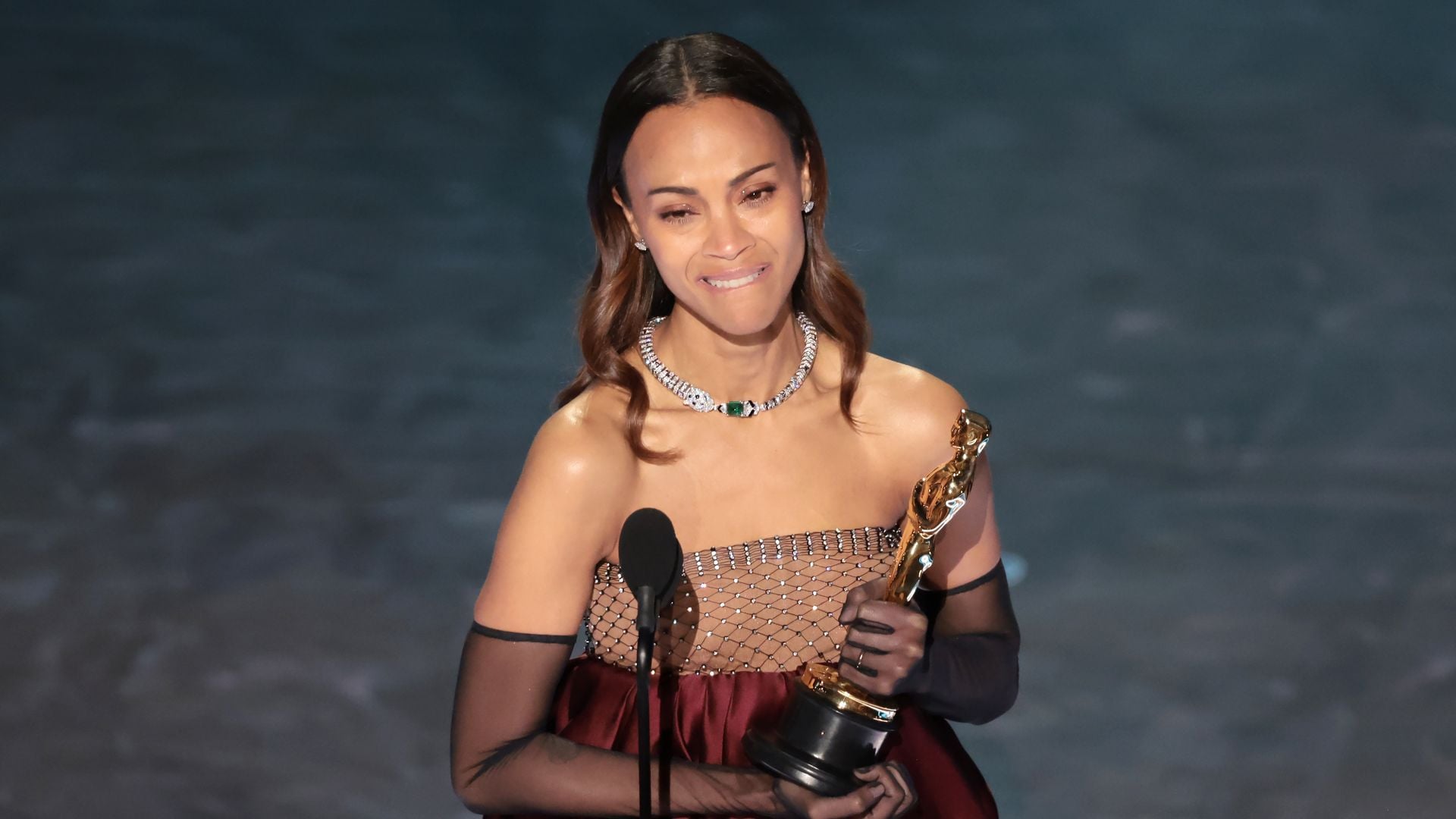 Premios Oscar 2025: Zoe Saldaña gana el Oscar a Mejor Actriz de Reparto por 'Emilia Perez'