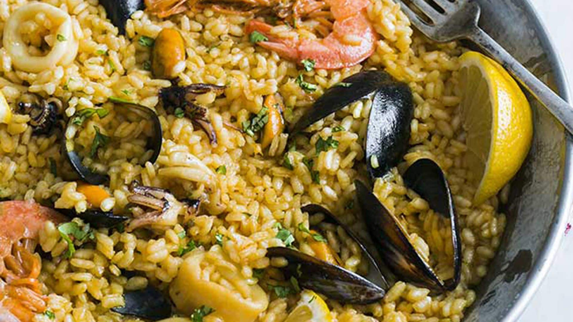 Paella de marisco