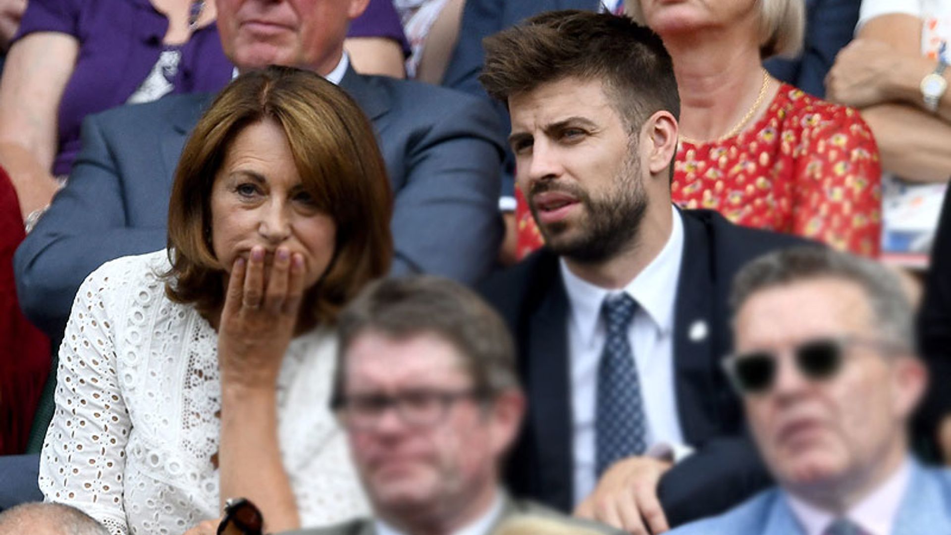 ¿Qué hacían juntos Gerard Piqué y la madre de la duquesa de Cambridge?