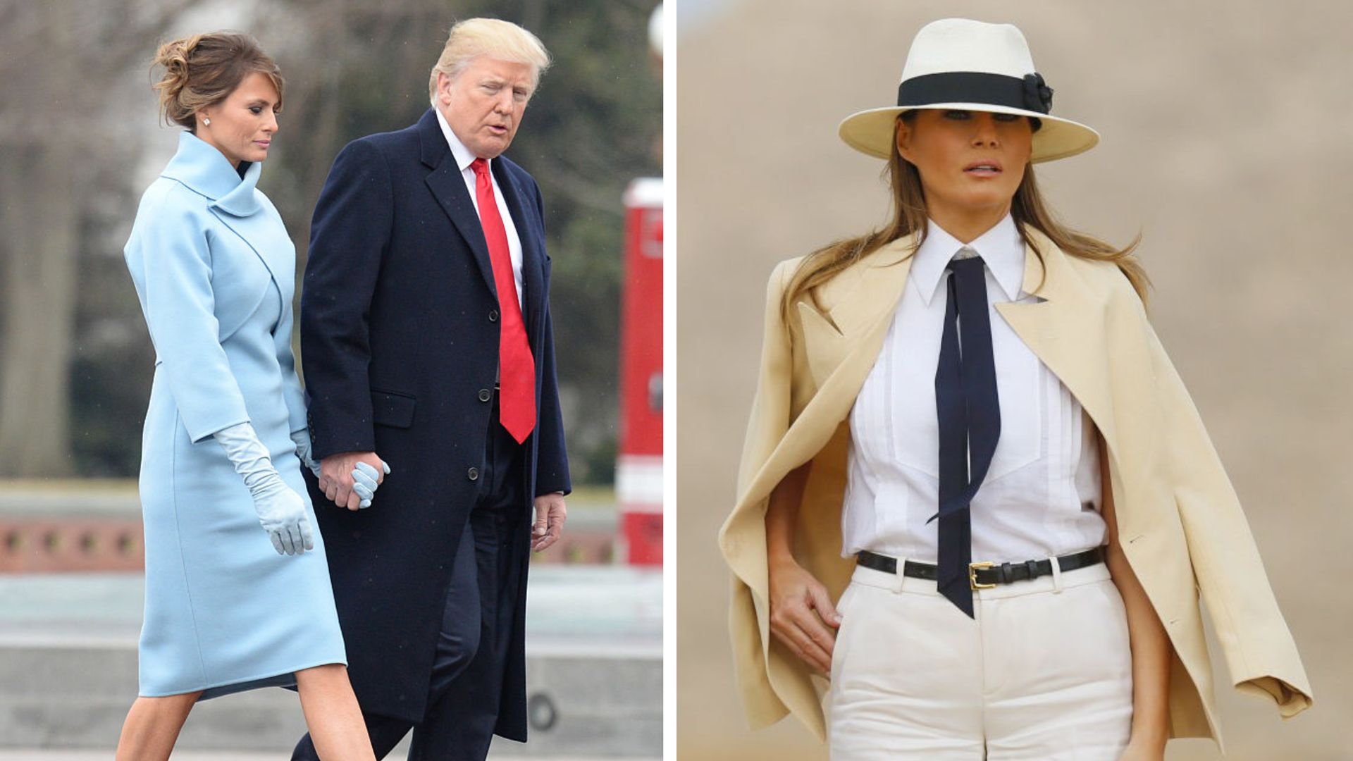 Los 'looks' más impactantes de Melania Trump como primera dama