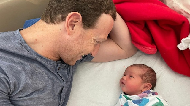 mark zuckerberg y su hija aurelia