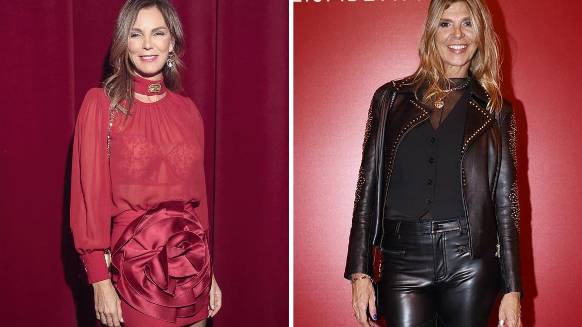 Mar Flores, Arantxa de Benito y Almudena Cid disfrutan de una noche de moda italiana