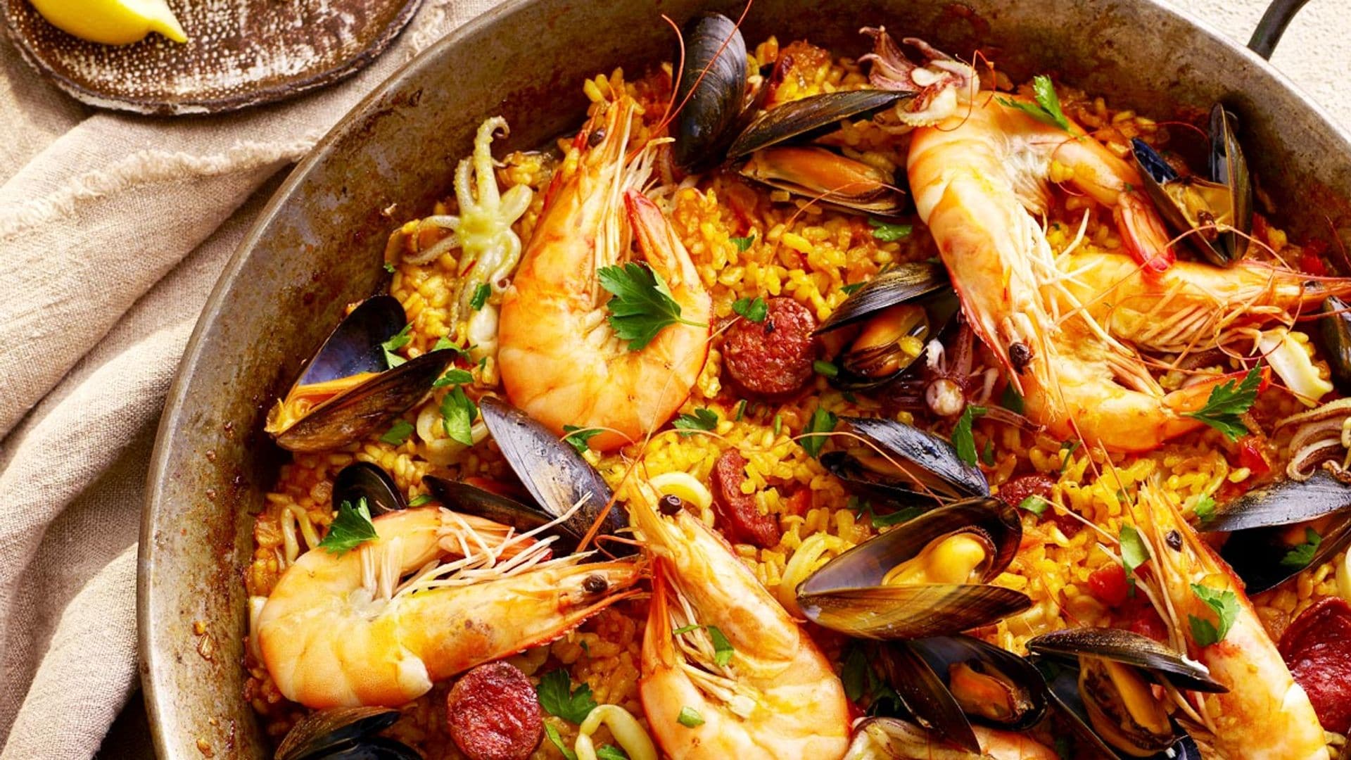 Arroz de marisco y chistorra