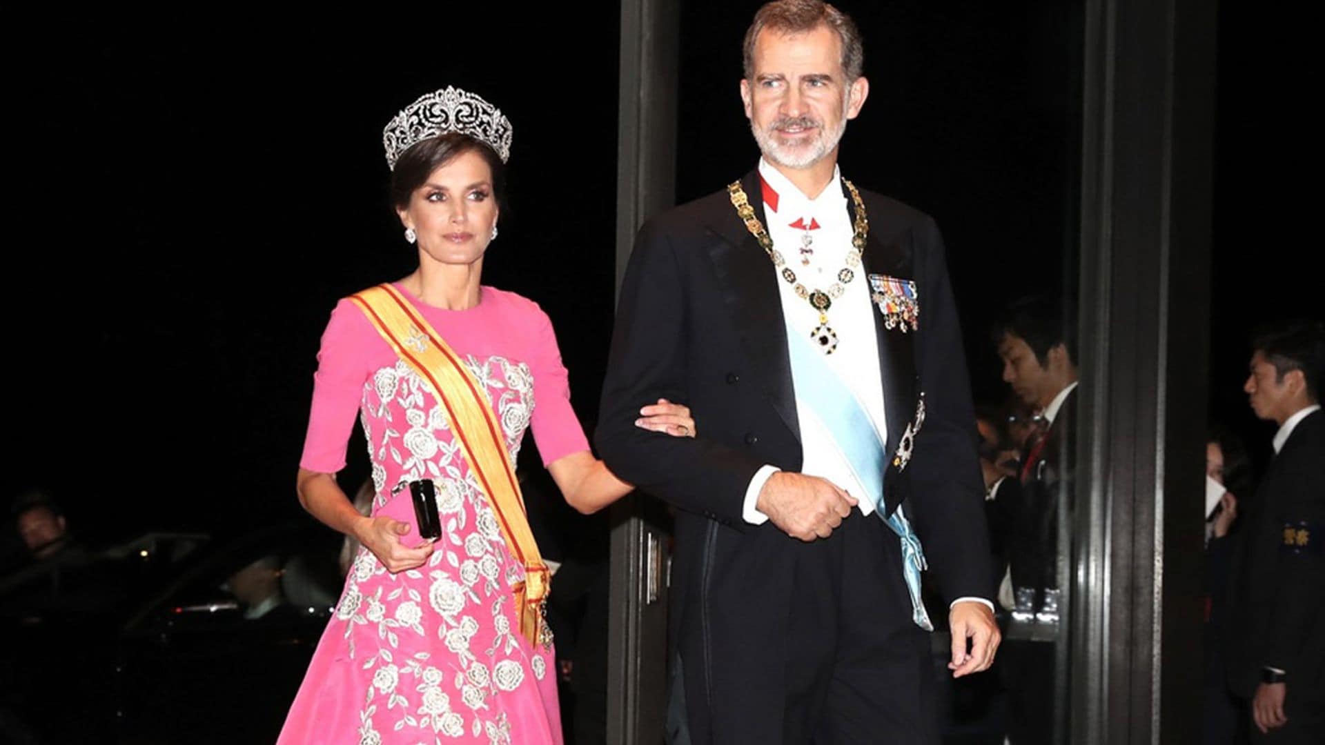 El broche perfecto: los Reyes acuden a la gran cena de gala de los nuevos emperadores de Japón