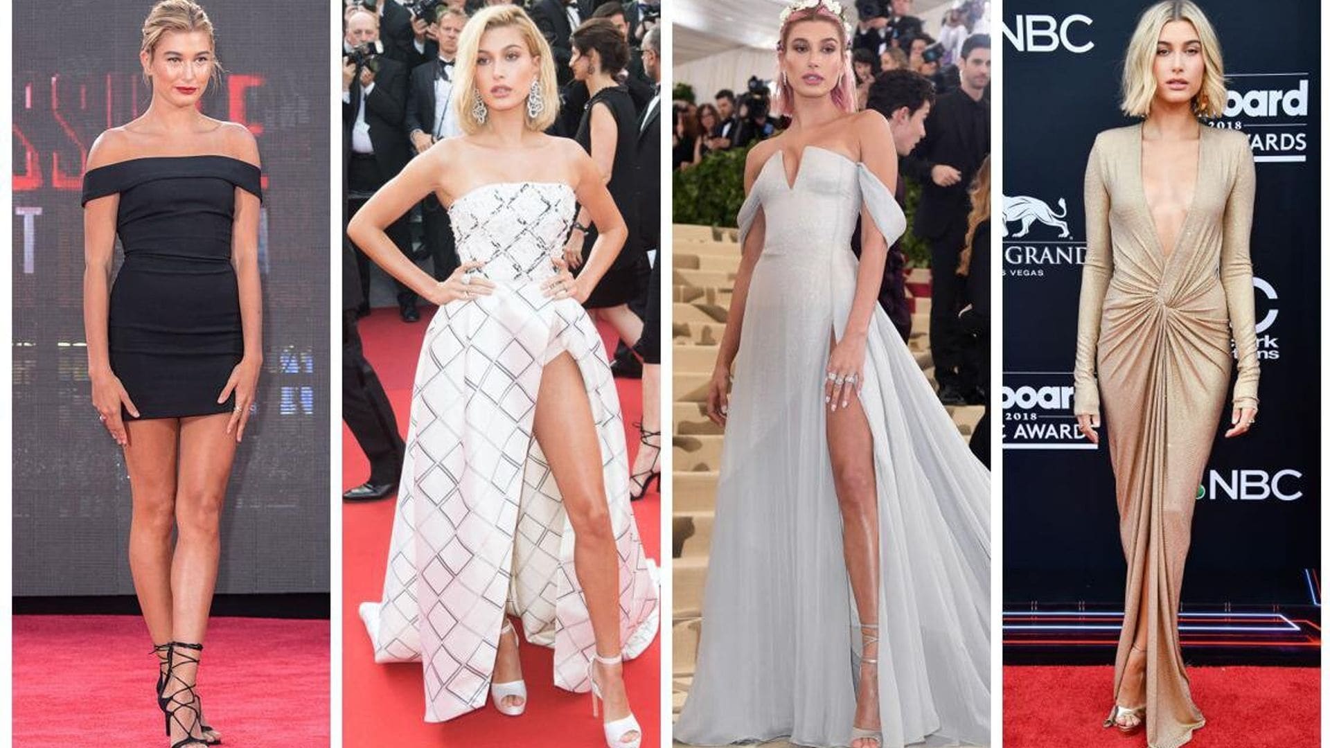 De los clásicos a los vanguardistas: los mejores ‘red carpet dresses’ de Hailey Baldwin