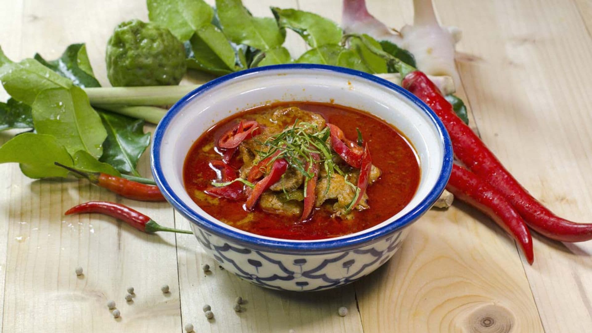 Curry tailandés de ternera (Panang Curry)