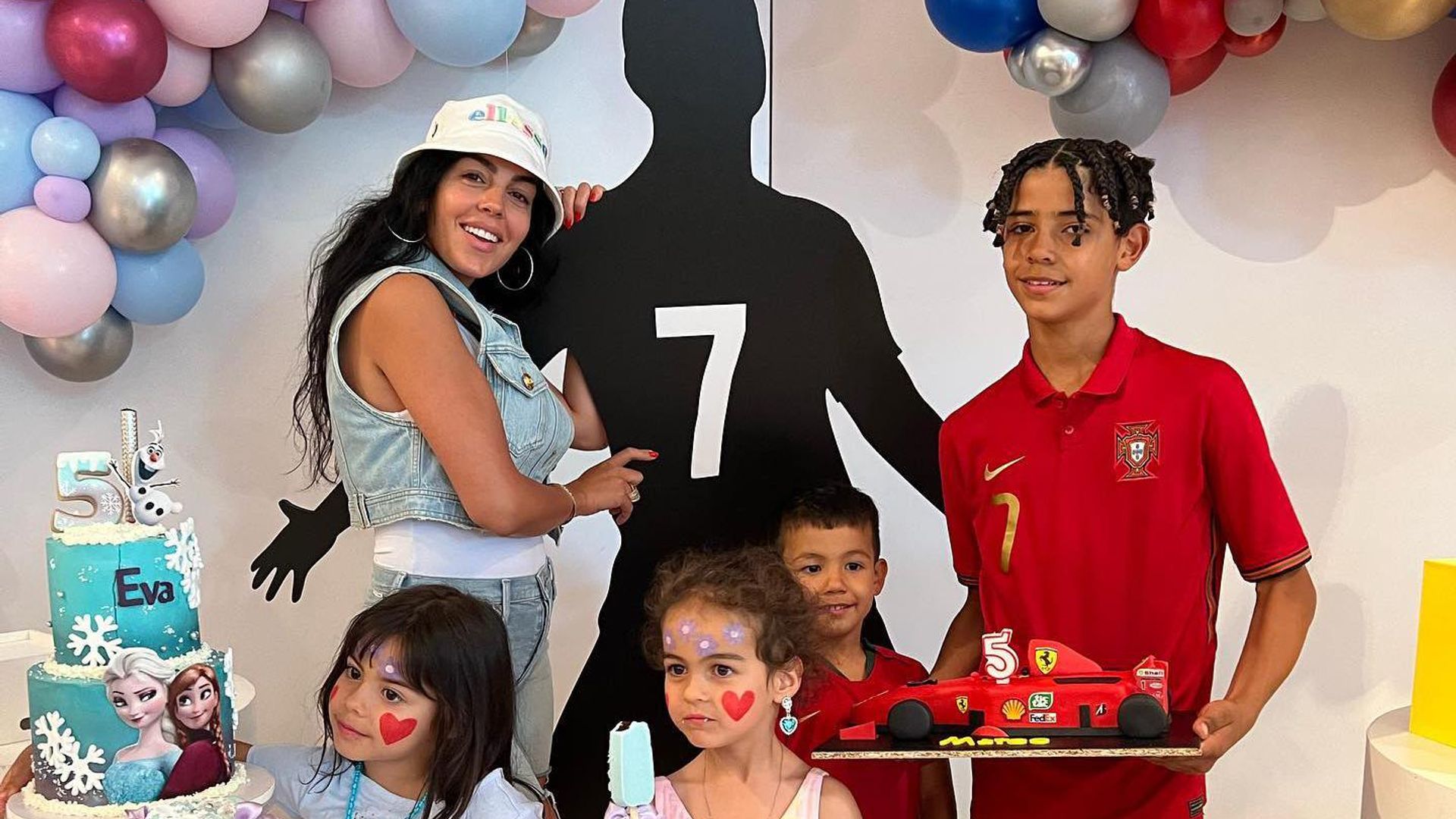 Georgina Rodríguez y Cristiano Ronaldo celebran a lo grande el cumpleaños de sus mellizos