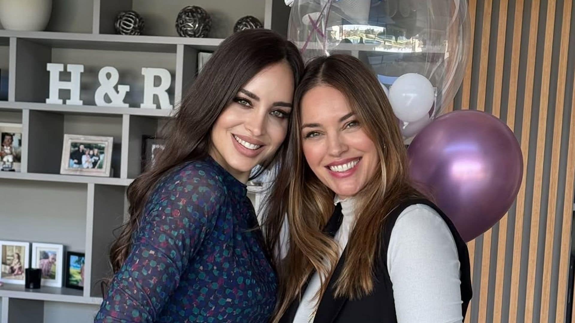 Así ha sido la fiesta 'baby shower' de Helen Lindes: rodeada de amigas y junto a sus dos hijos