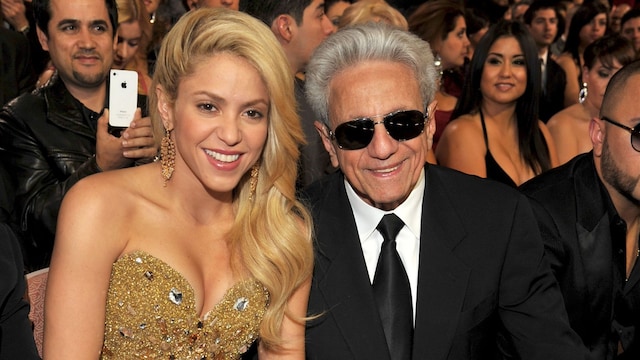Shakira y su papá William Mebarak Chadid 